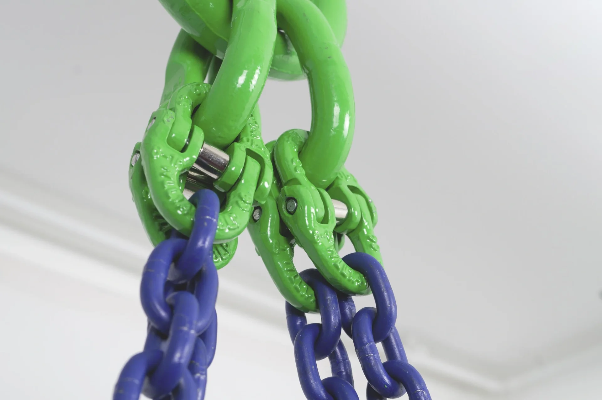 Anschlagkette 4GK10-GKH, Ø 8 mm x 1,0 m Nutzlänge, Tragfähigkeit 5,3 t (0-45°) / 3,75 t (45-60°), 4-strängig, GK 10 - 3