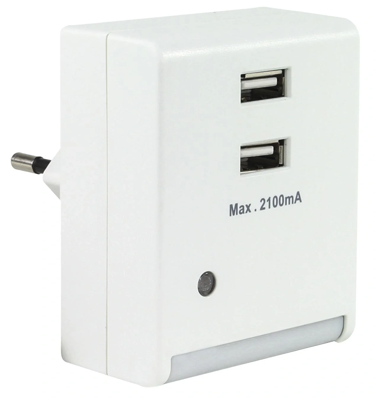 LED Nachtlicht mit integriertem USB-Ladegerät - 1