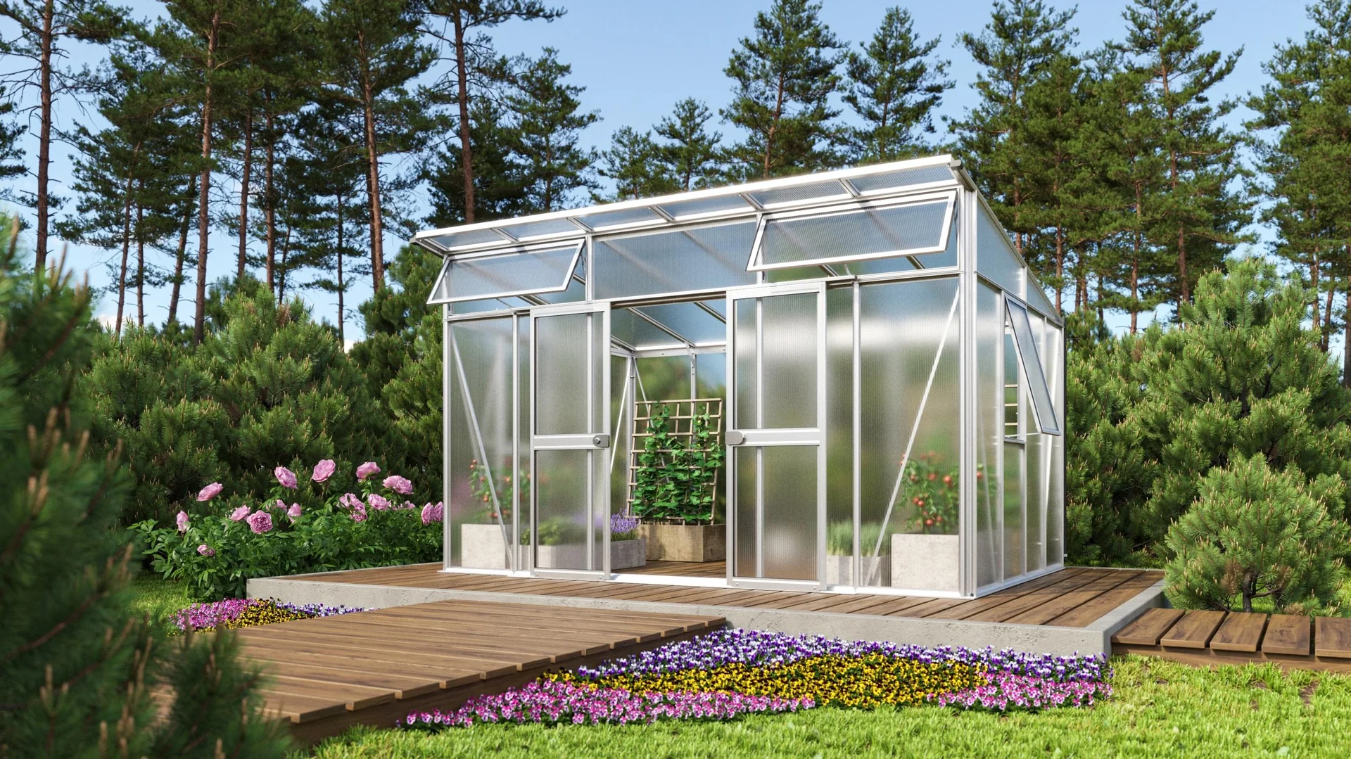 Gewächshaus Aura 11500 HKP 10 mm - 2