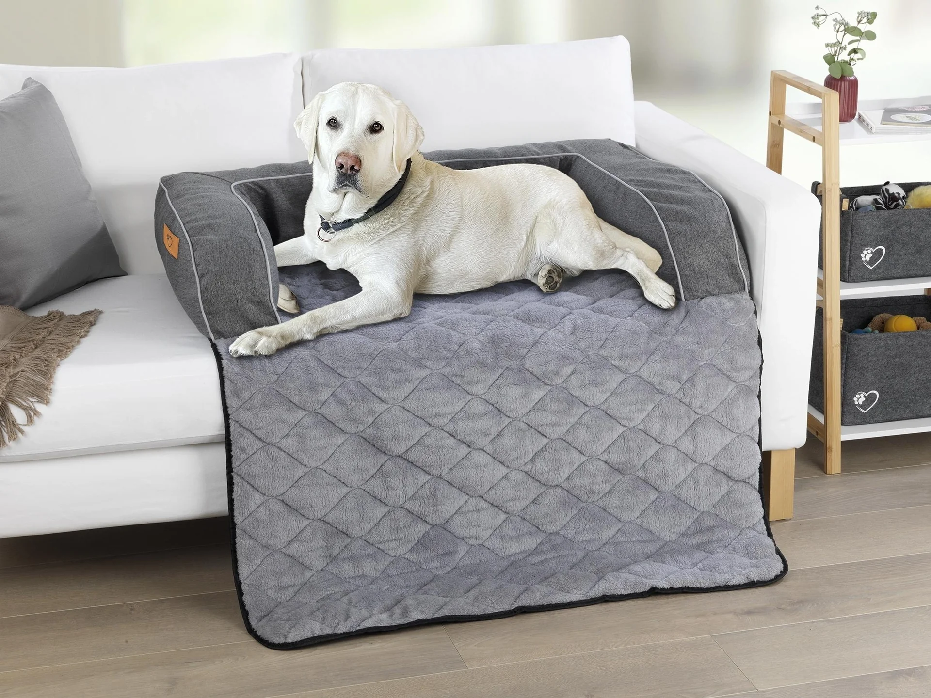 Couch in Couch "Premium", Anthrazit, Größe L, 100 x 130 cm - 8