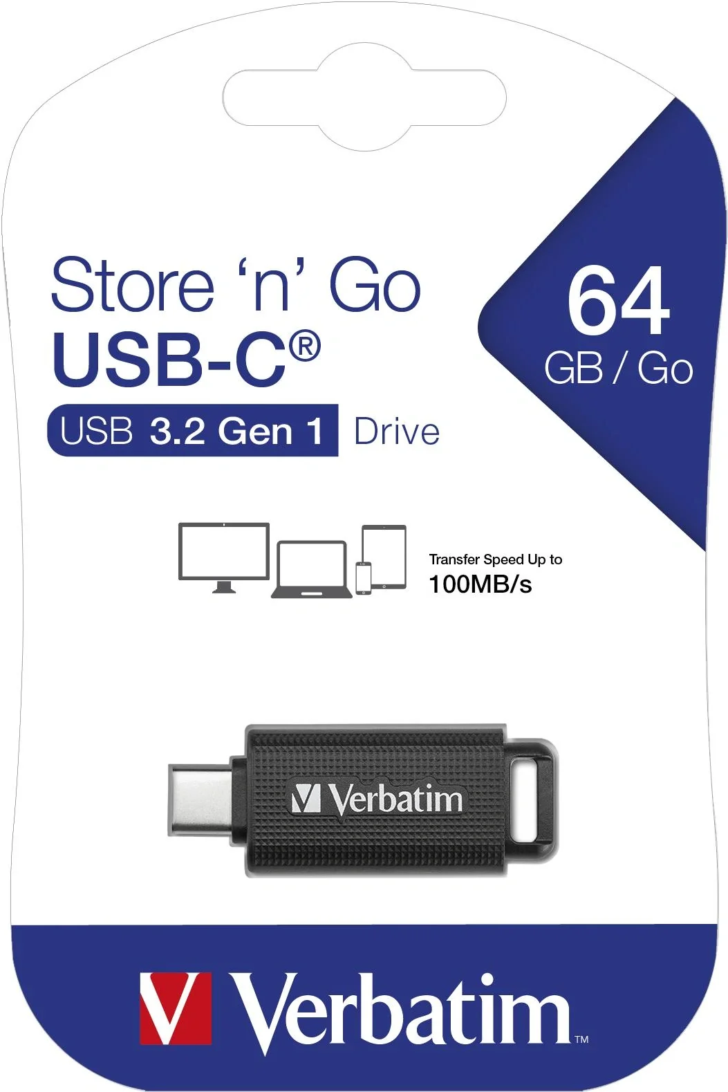 64 GB USB-C 3.2 Speicherstick, Retractable - 2