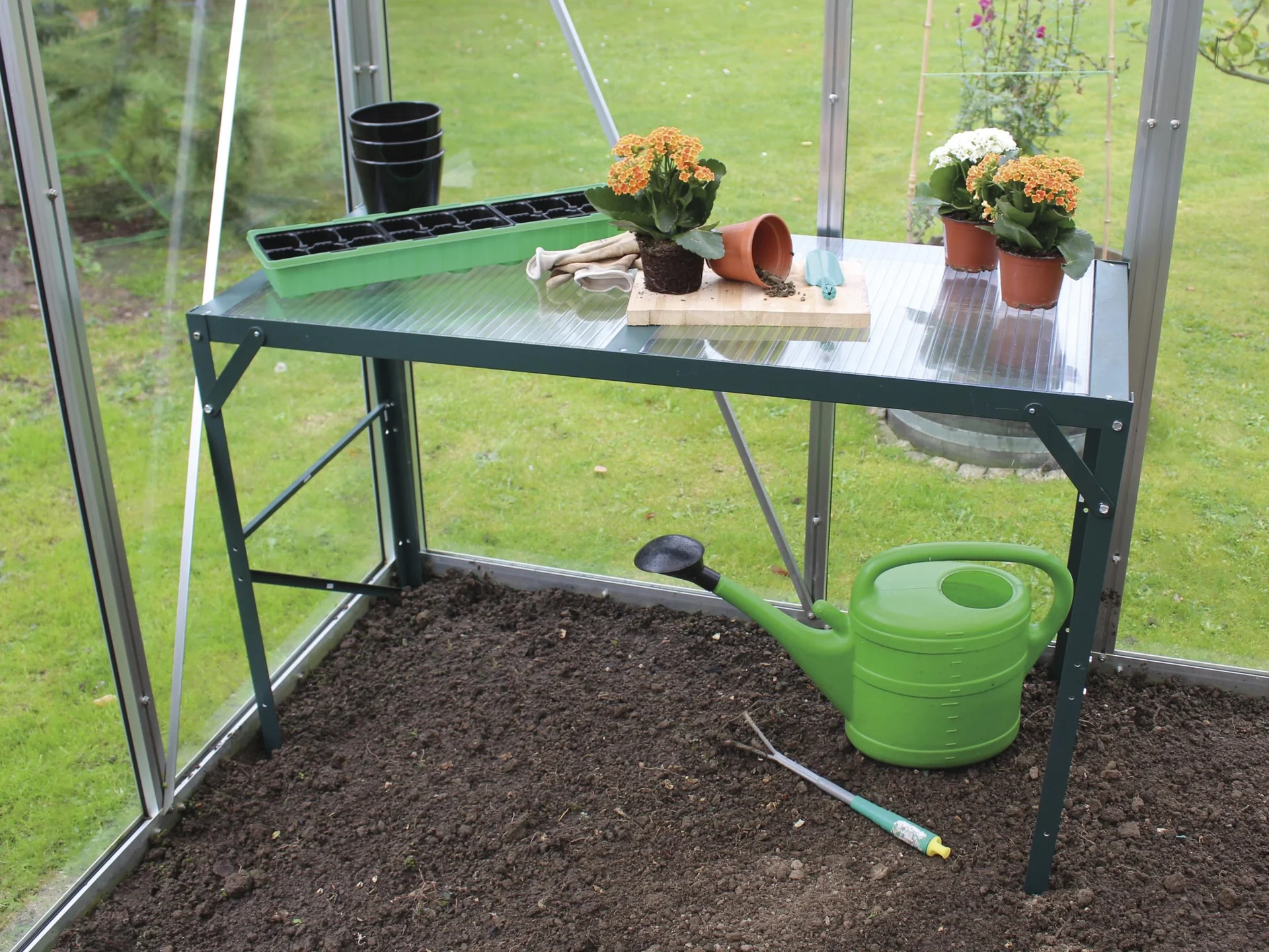 Alutisch, Farbe 1 Ablage, Farbe HKP, Farbe smaragd - 3