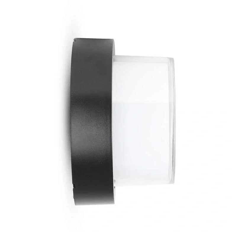 VT-831 LED-Wandleuchte - 7W - 3000K - 400 Lumen - Schwarz - Rund - 9