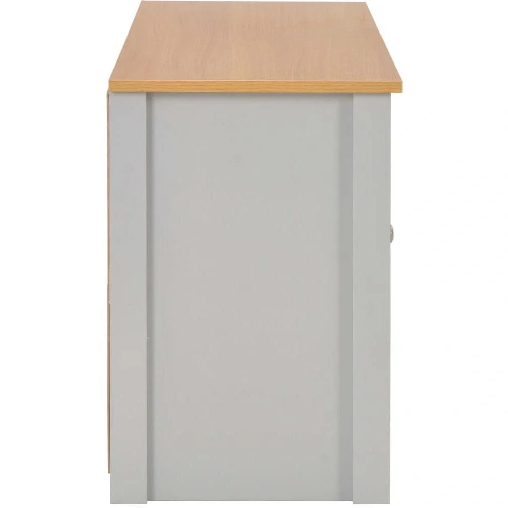 TV-Schrank 120x39x58 cm grau - 5