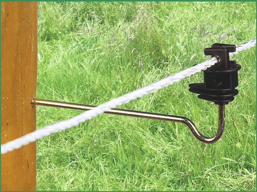 Langstiel Seilisolator mit 22 cm langer Stütze, 10 Stück im Beutel - 3