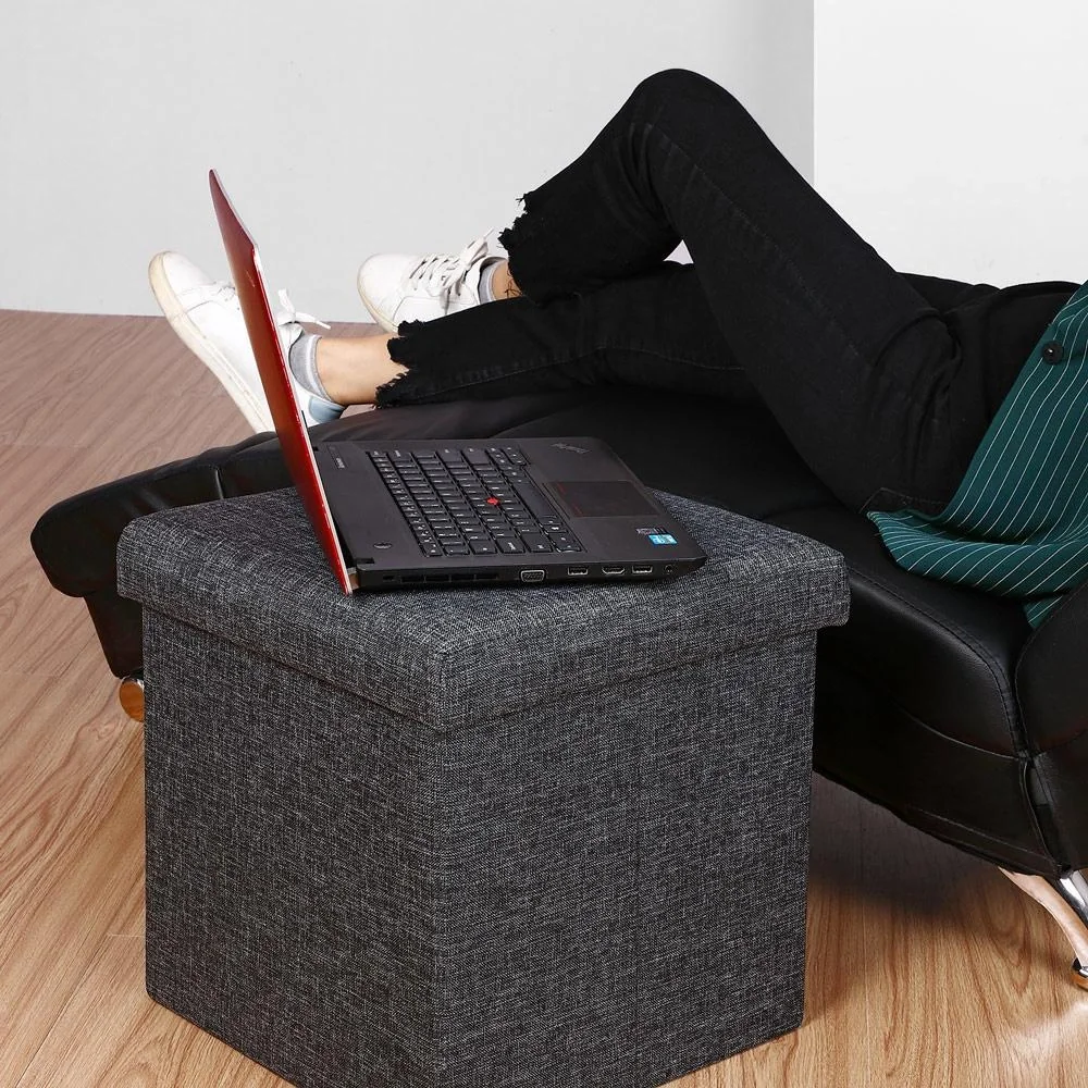 Klappbarer Hocker mit Ablage - 5