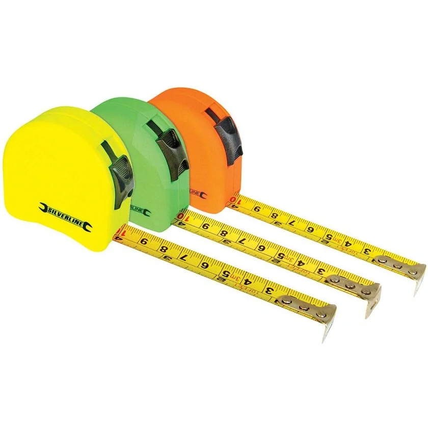 Buntes ergonomisches Maßband, Displaykarton 18 Stück, 8 x 25 mm - 2