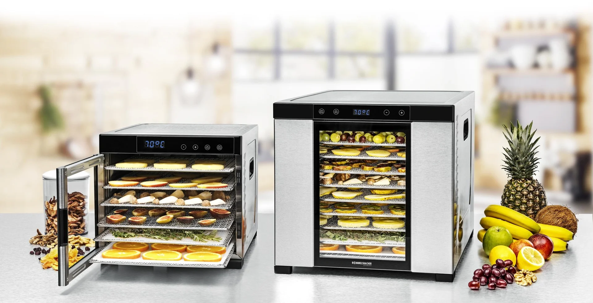 Dörrautomat „DA 900“, Edelstahl, 600 Watt - 8