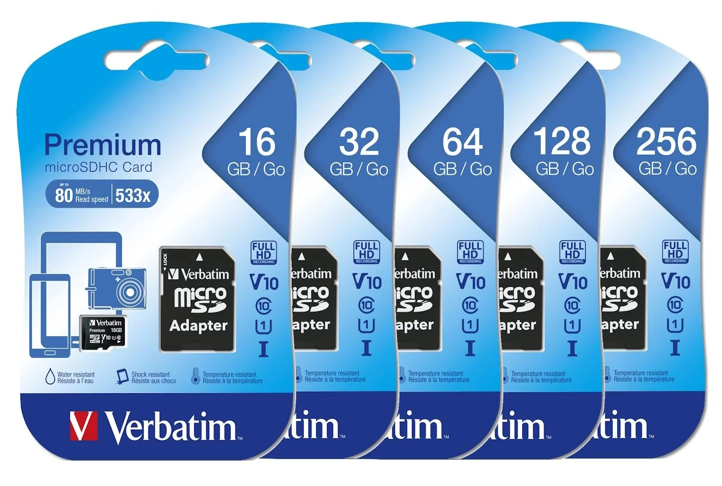 16 GB microSDHC Speicherkarte mit SD Karten-Adapter, Class10 - 2