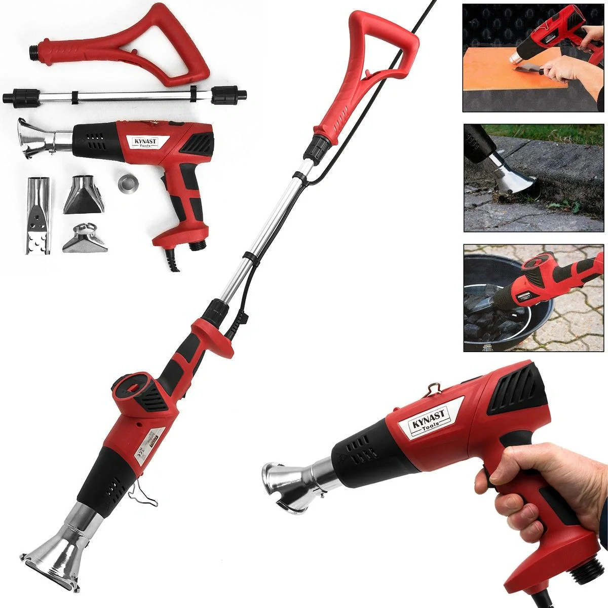 3in1 Unkrautvernichter, Heißluftpistole, Grillanzünder - 6