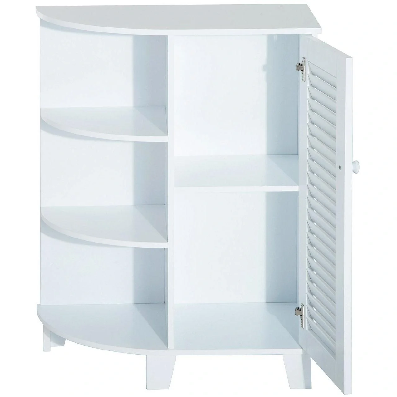 Eckschrank Badschrank Standschrank Weiß - 8