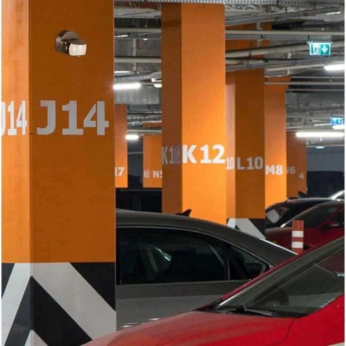 VT-8093 Bewegungsmelder mit Dämmerungsschalter - 180° - schwarz - 6