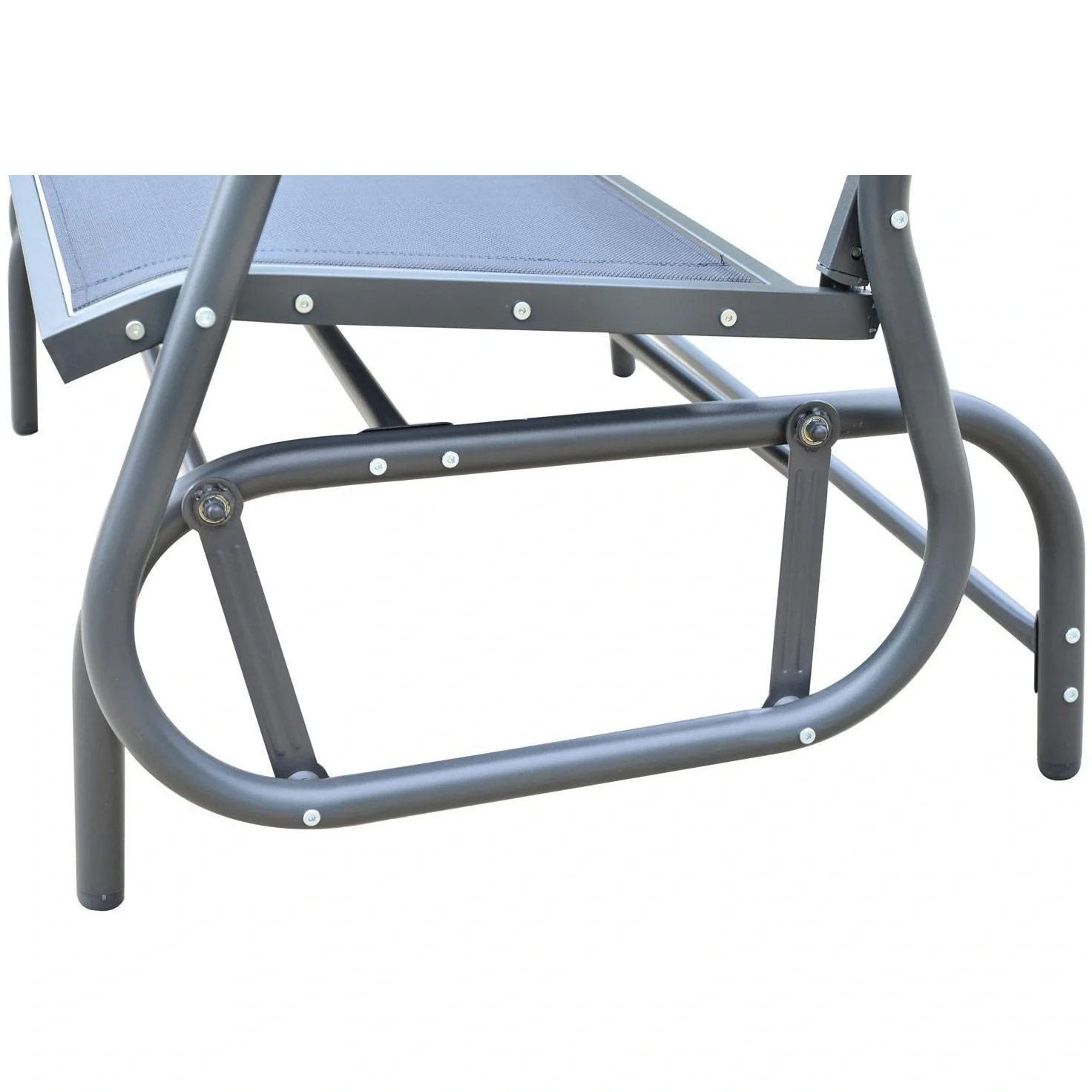 Schaukelbank 2-Sitzer Gartenbank Metall - 1