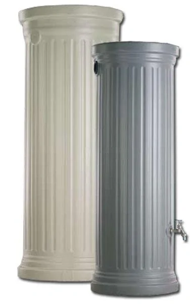 Säulentank / Regentonne "CLASSIC line", Steingrau, 1000 Liter - 5