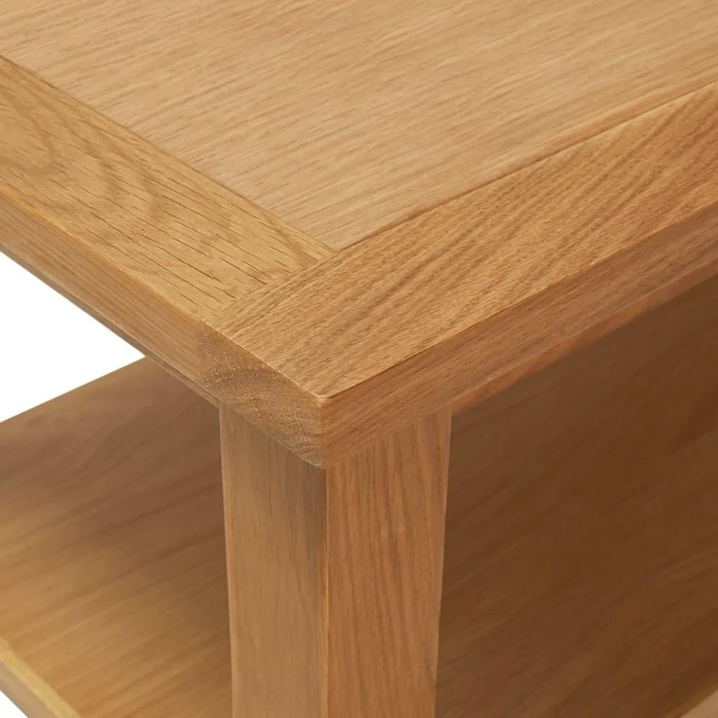 Couchtisch 90x45x40 cm Eiche massiv - 6