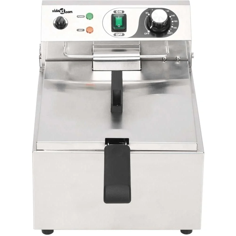 Elektrische Fritteuse 3000 W 10 L Edelstahl - 3