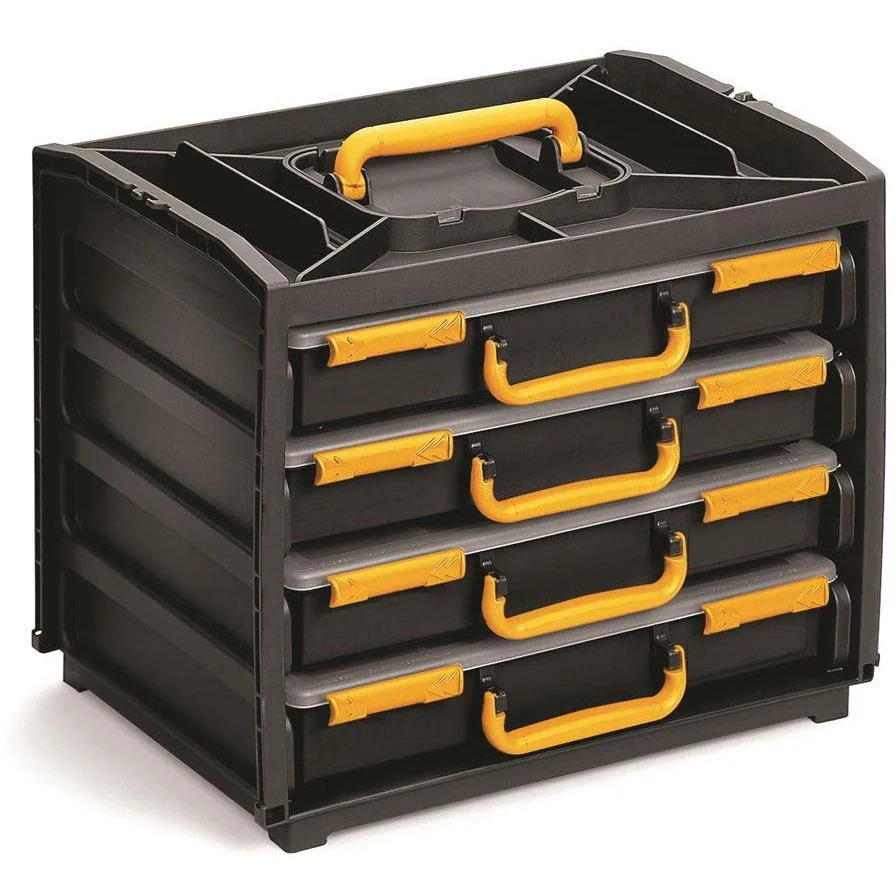 Raaco Sortimentskasten Handybox mit 4 Fächern Boxen - 1