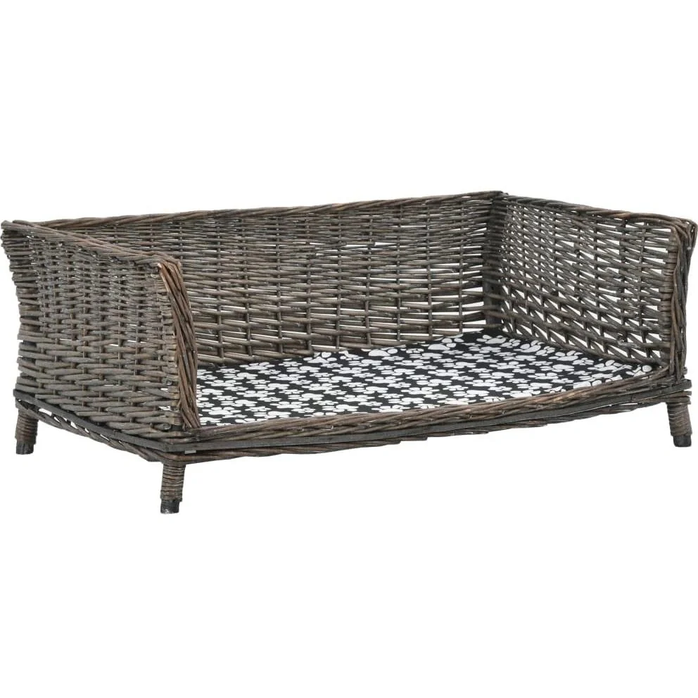 Hundekorb mit Kissen 90x54x35 cm - 1