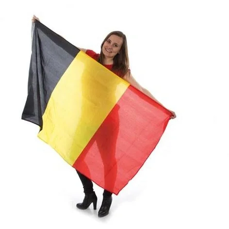 Belgien Flagge / Belgische Flagge - 90 x 150 cm - Schwarz / Gelb / Rot - 2
