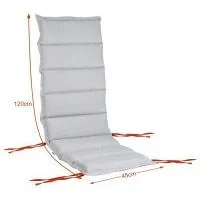 Wendekissen-Set 6 Stück- hellgrau UND lila- 120x45x5 cm - 5