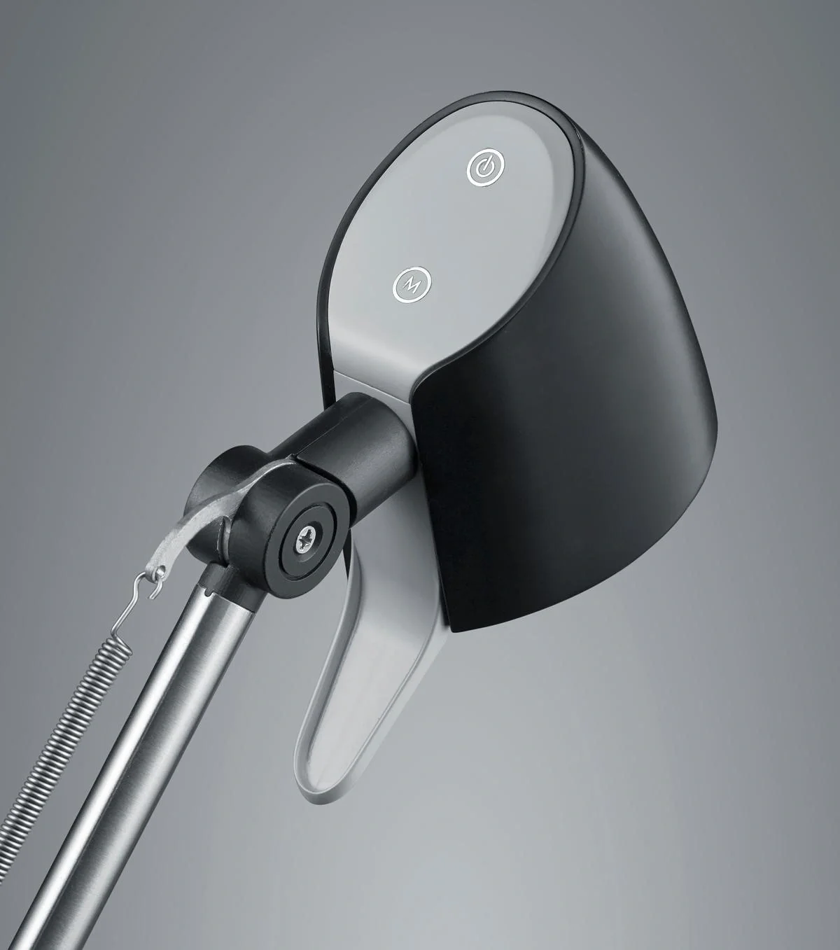 LED-Klemm-/Tisch-/Wandleuchte RADO, 5W LED, 550 lm, 3000+4000+5000K, sschwarz/grau, 4-fach TOUCH - 4