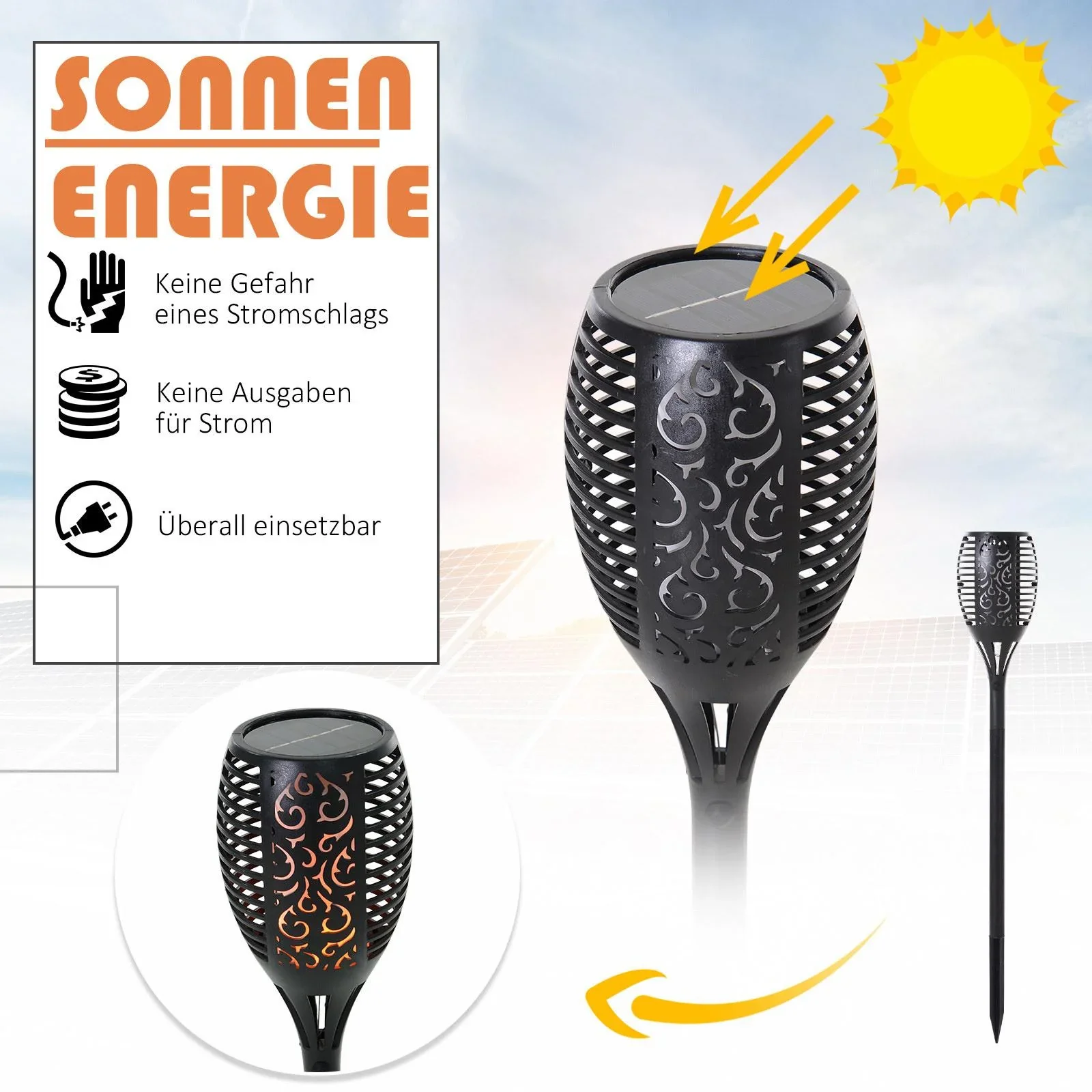 Solarleuchte im 4er-Set - 7