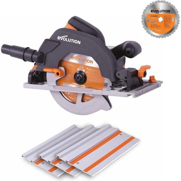 Multifunktionskreissäge 1600W mit Führungsschiene 1m und zusätzlichem Sägeblatt - 3