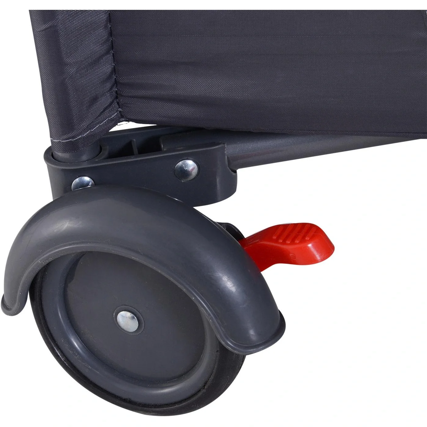Babybett Kinderreisebett klappbar Klappbett mit Matratze + Rollen Tragetasche Schwarz 120 x 60 x 75 cm - 8