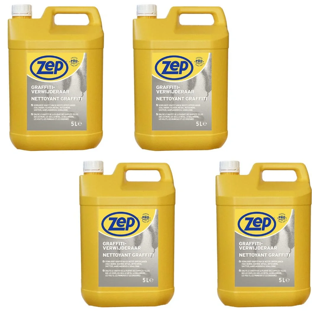 Graffiti-Entferner - 5 L x 4 Stück - Sparpack - 4 Stück - 1
