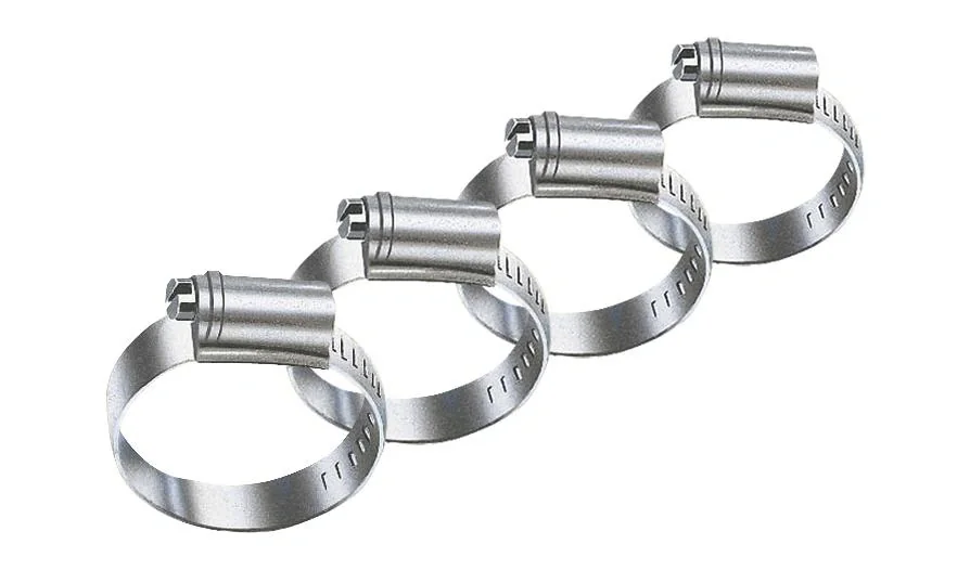 Schlauchschellen-Set 4-teilig, verzinkt 32-50 mm - 1