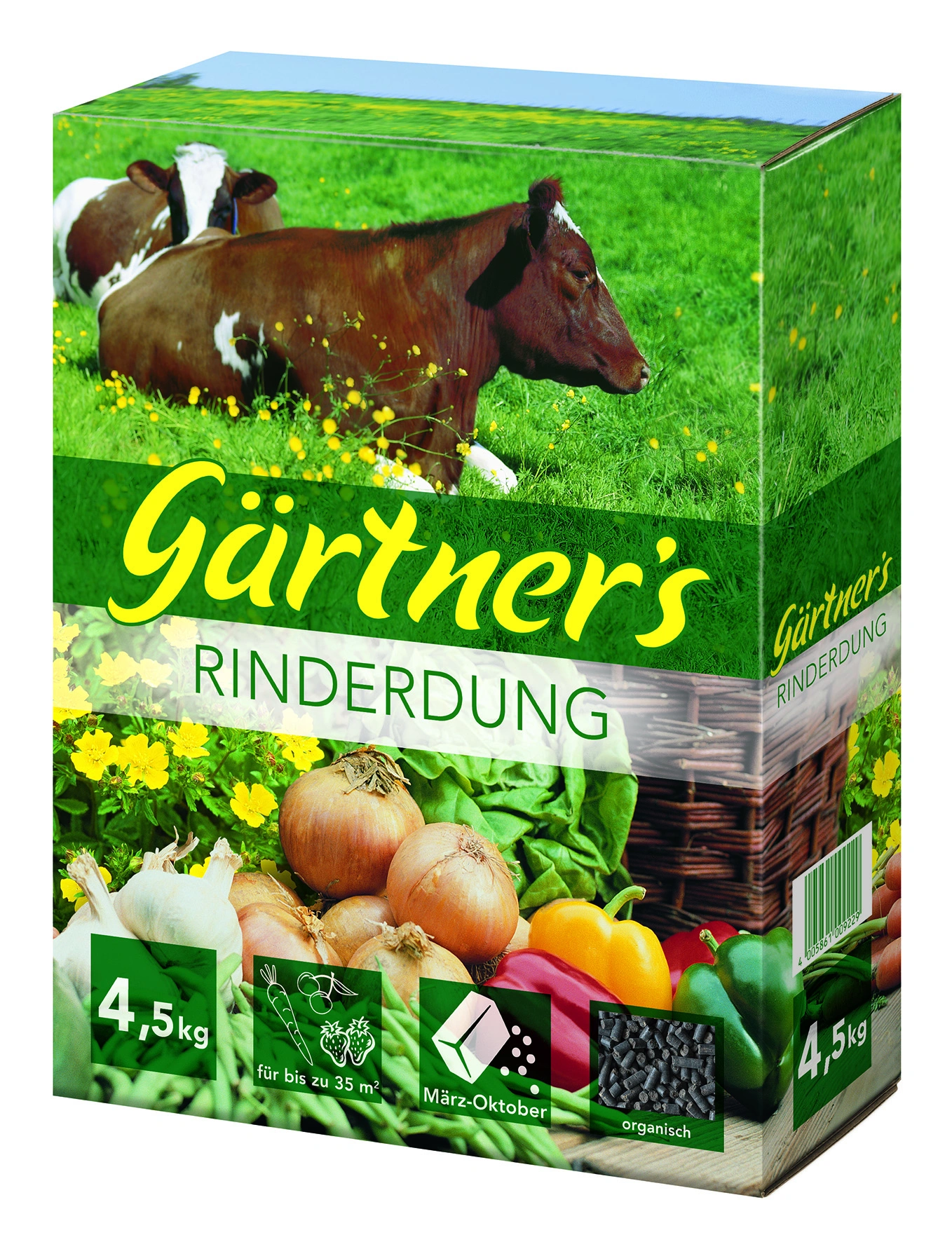 Rinder Dung gekörnt 4,5 kg - 1