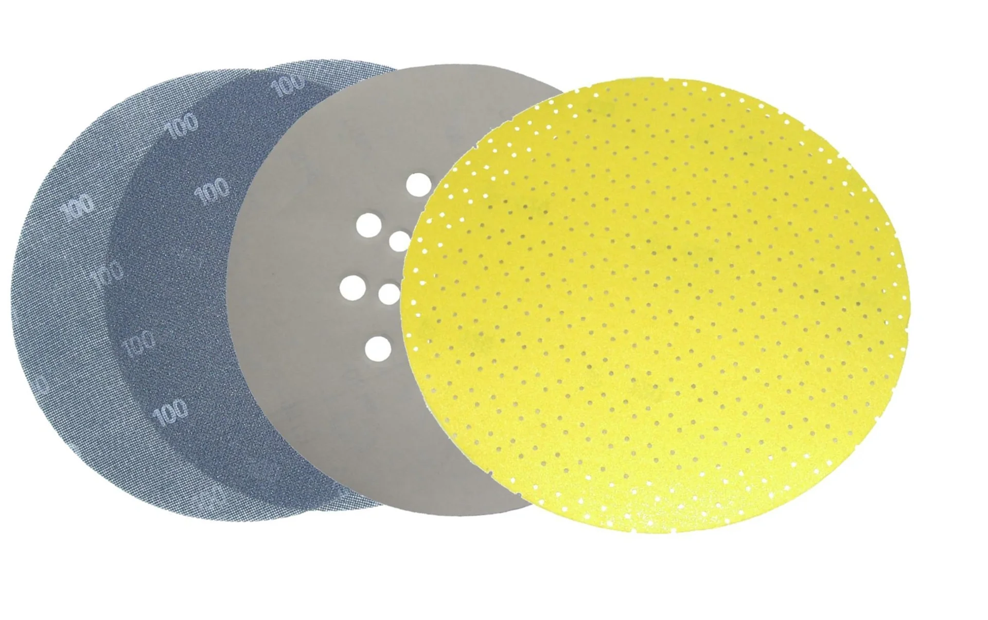TM Klett Schleifpapier perforiert, P 100, D 225 mm, 25 Stück - 5