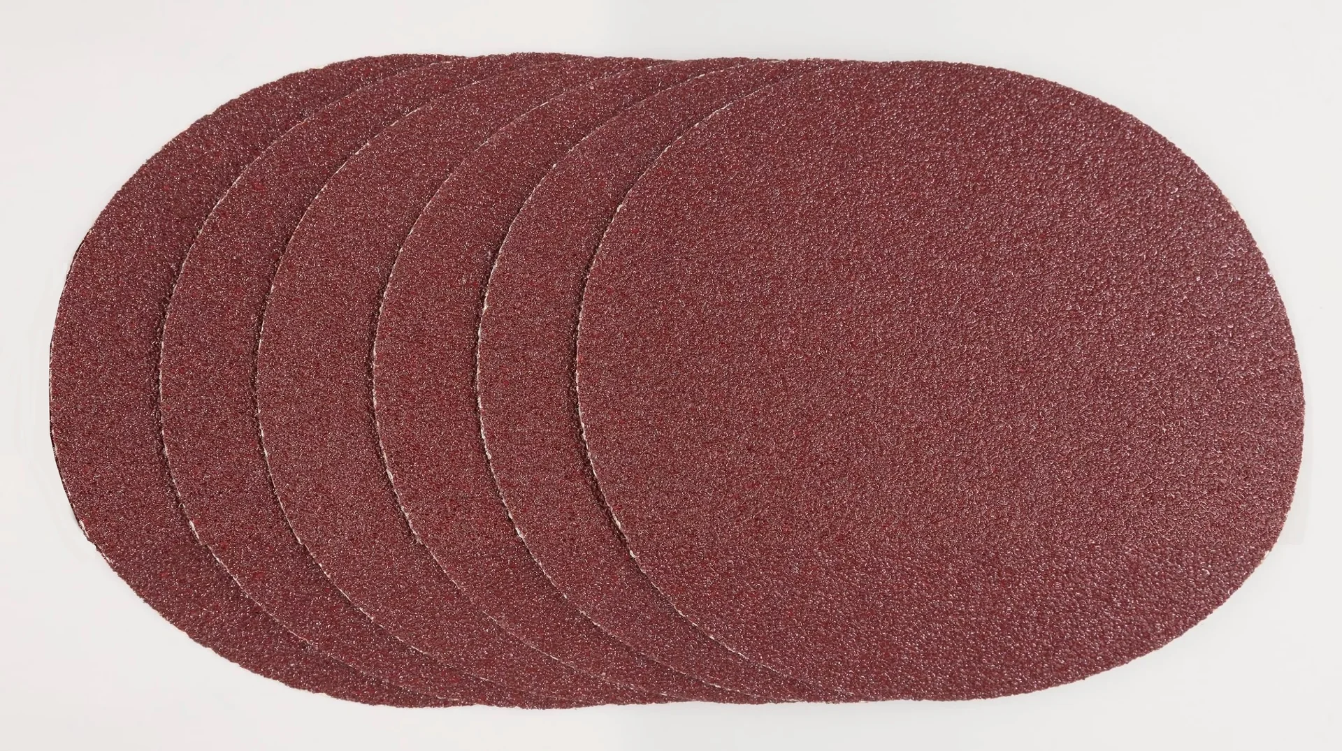 Schleifpapier K80, Durchmesser 125 mm, selbstklebend, 6 Stück - 1