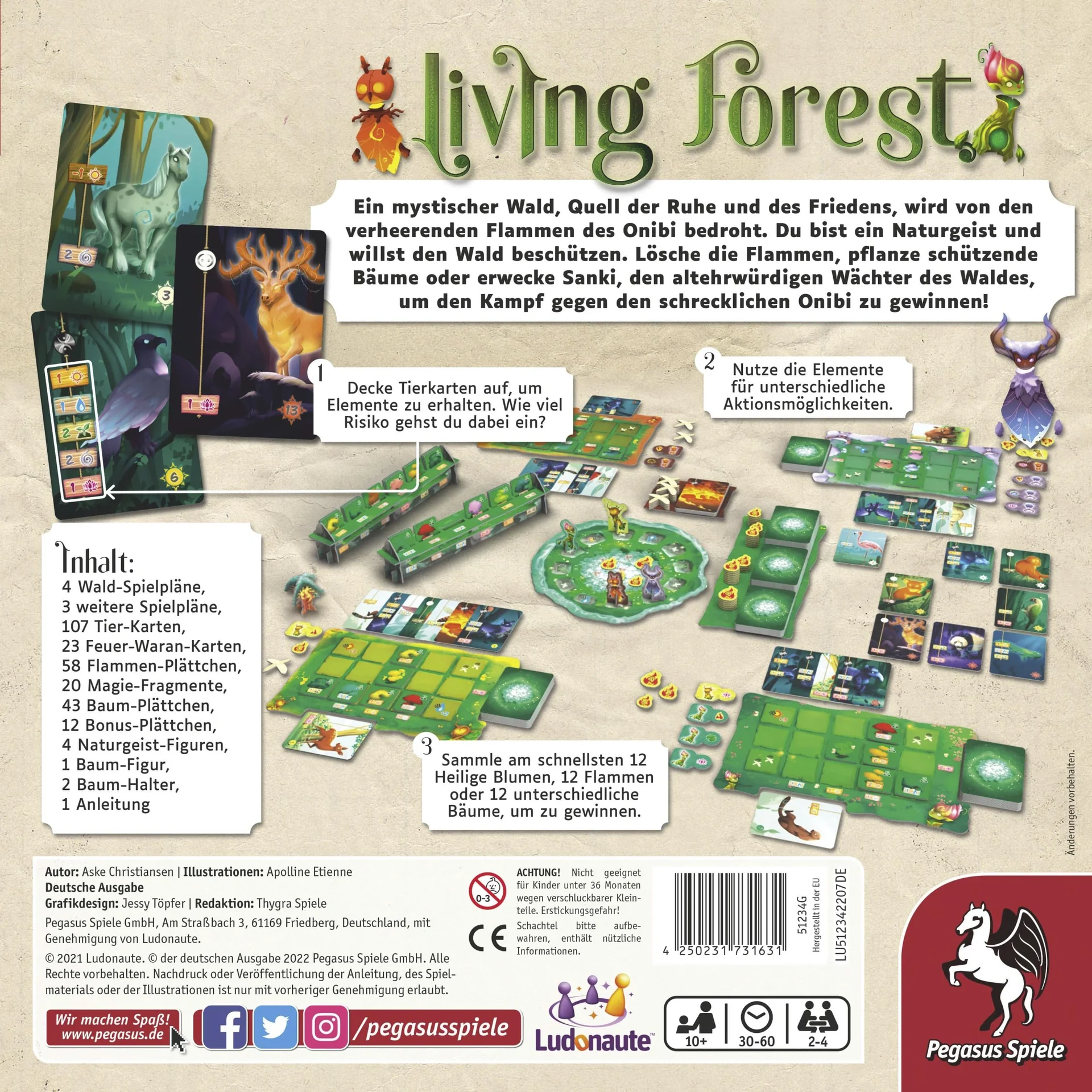 Gesellschaftsspiel Living Forest - Kennerspiel des Jahres 2022 - 2