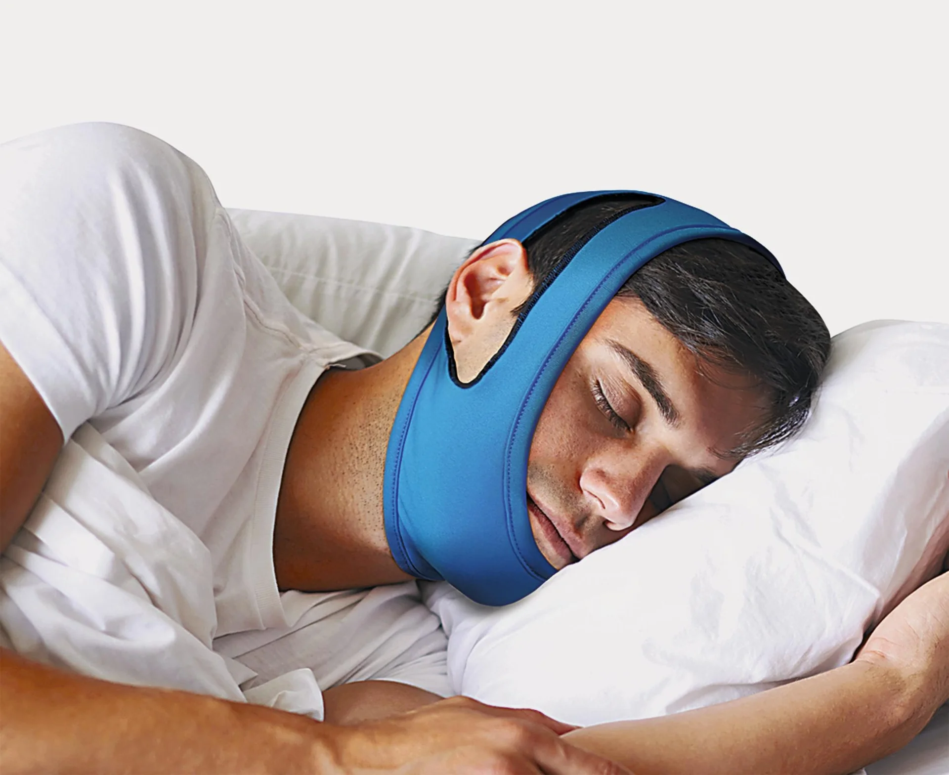 Anti-Schnarch-Band, Blau/ Schwarz - 2