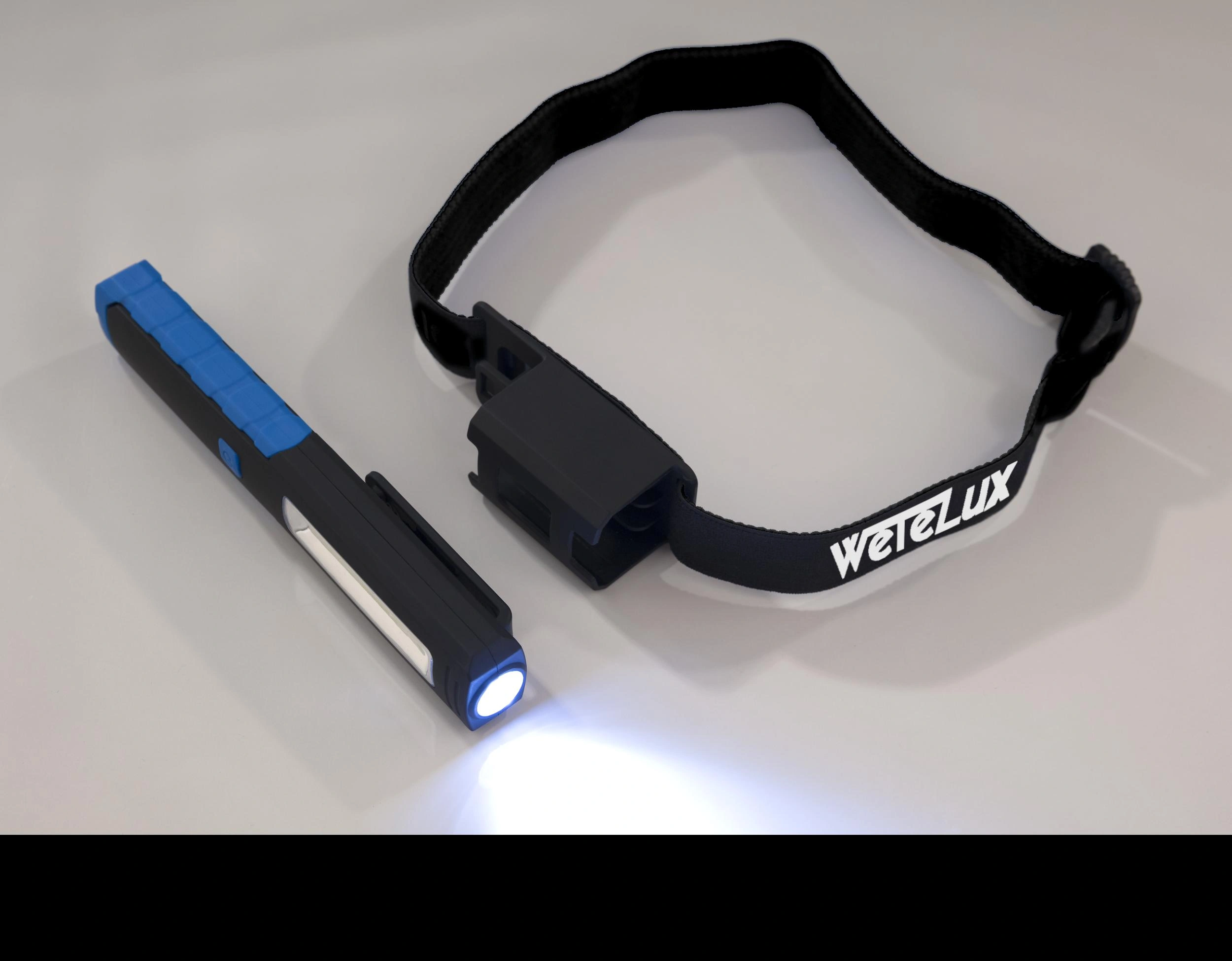 COB-LED AKKU FLUTER mit Powerbank + Arbeits- und Stirnleuchte + Powerbank - 5