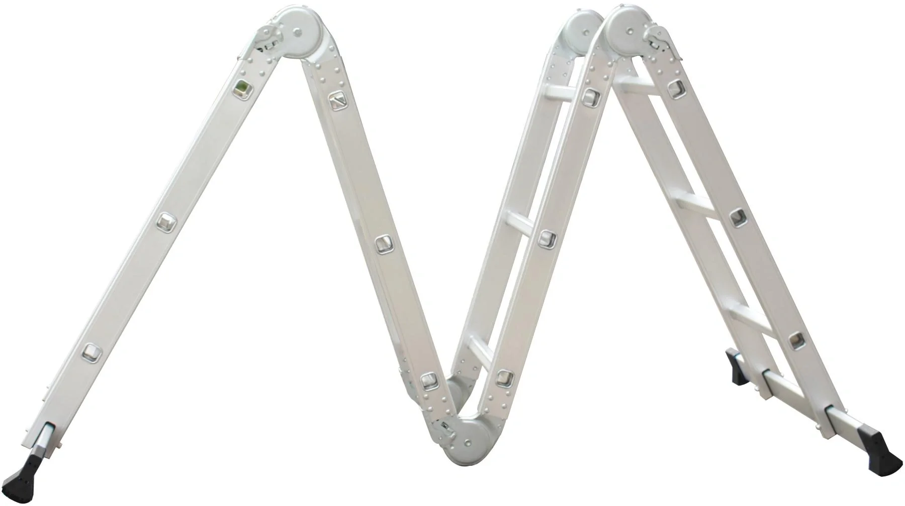 Alu-Vielzweckleiter 4x3 Sprossen 7 in 1 - 10