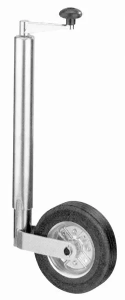 Stützrad mit Stahlfelge, 150 kg Stützlast - 1