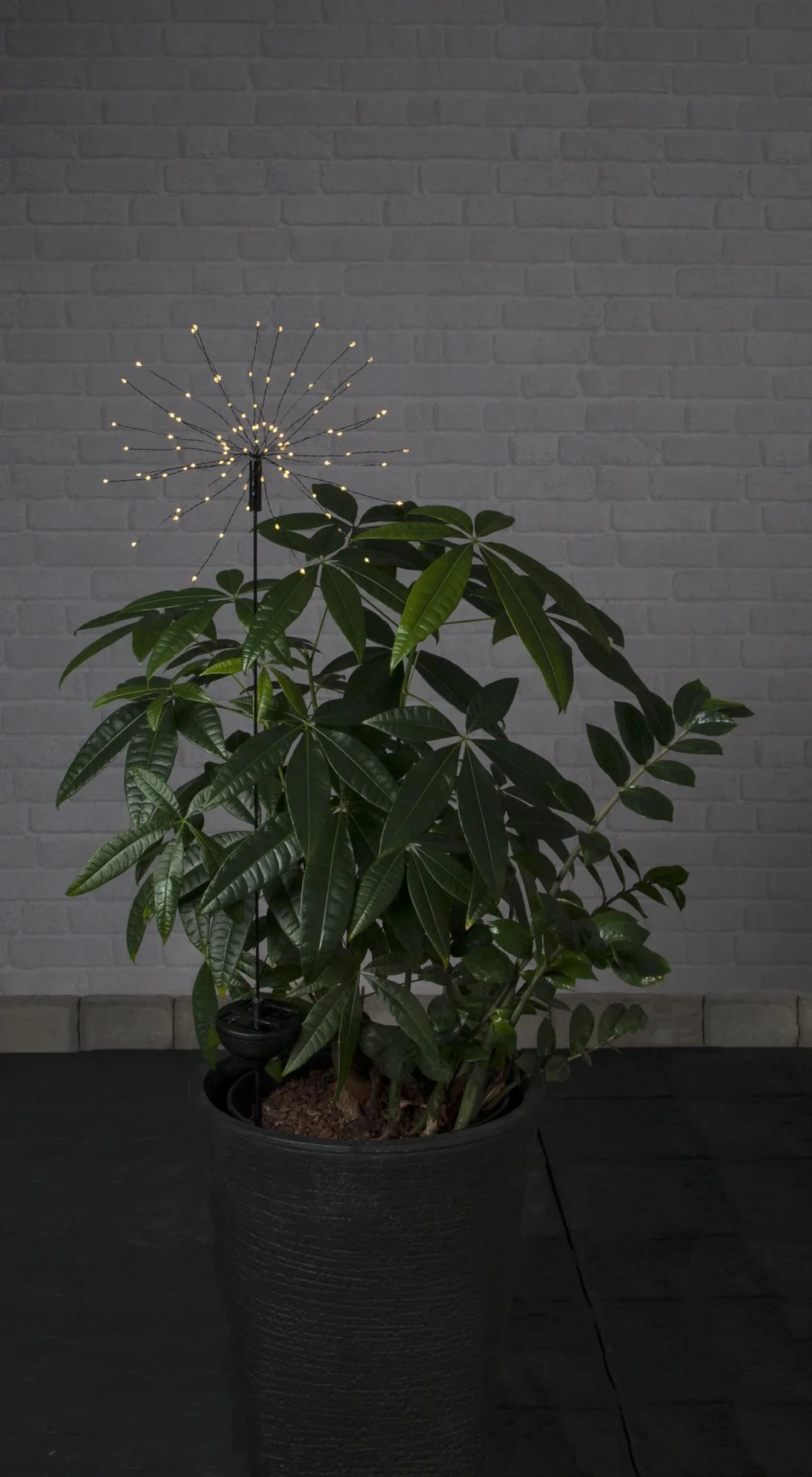 Solar Pusteblume mit warmweißen LEDs - 10