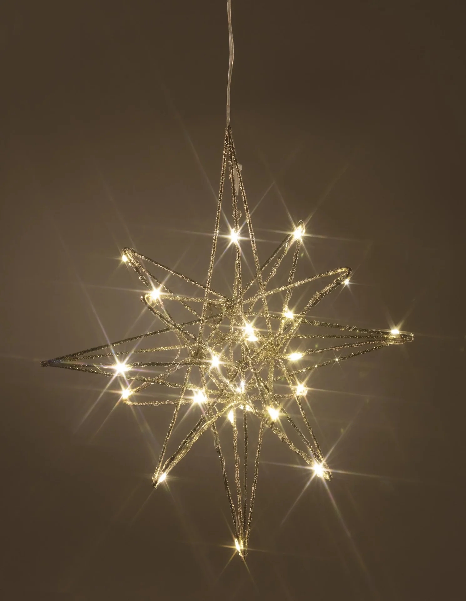 3D Stern mit 25 Mikro LEDs - 3