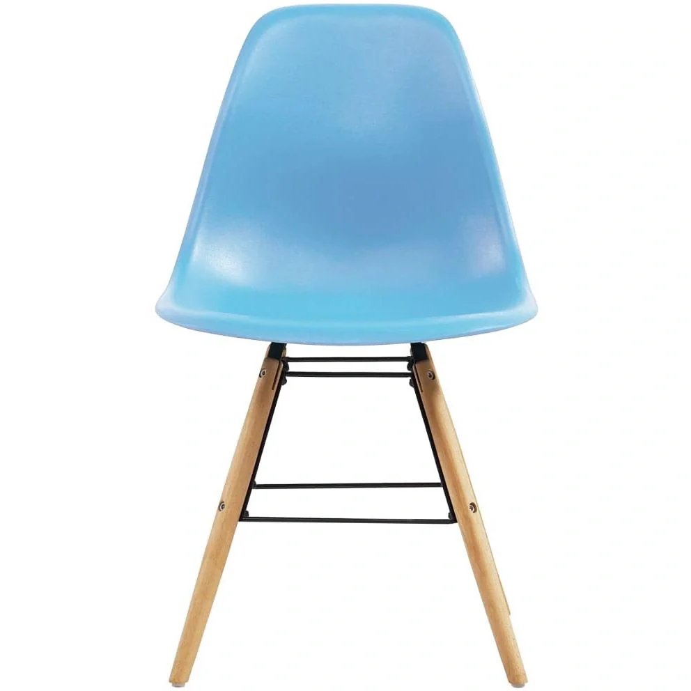 Esszimmerstühle 4-Sitzer Kunststoff blau - 6