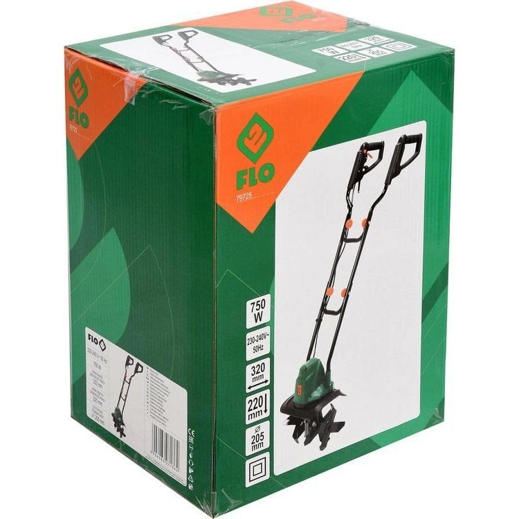 Gartenfräse - 750W - 4 Messer - Arbeitsbreite 32cm - 5