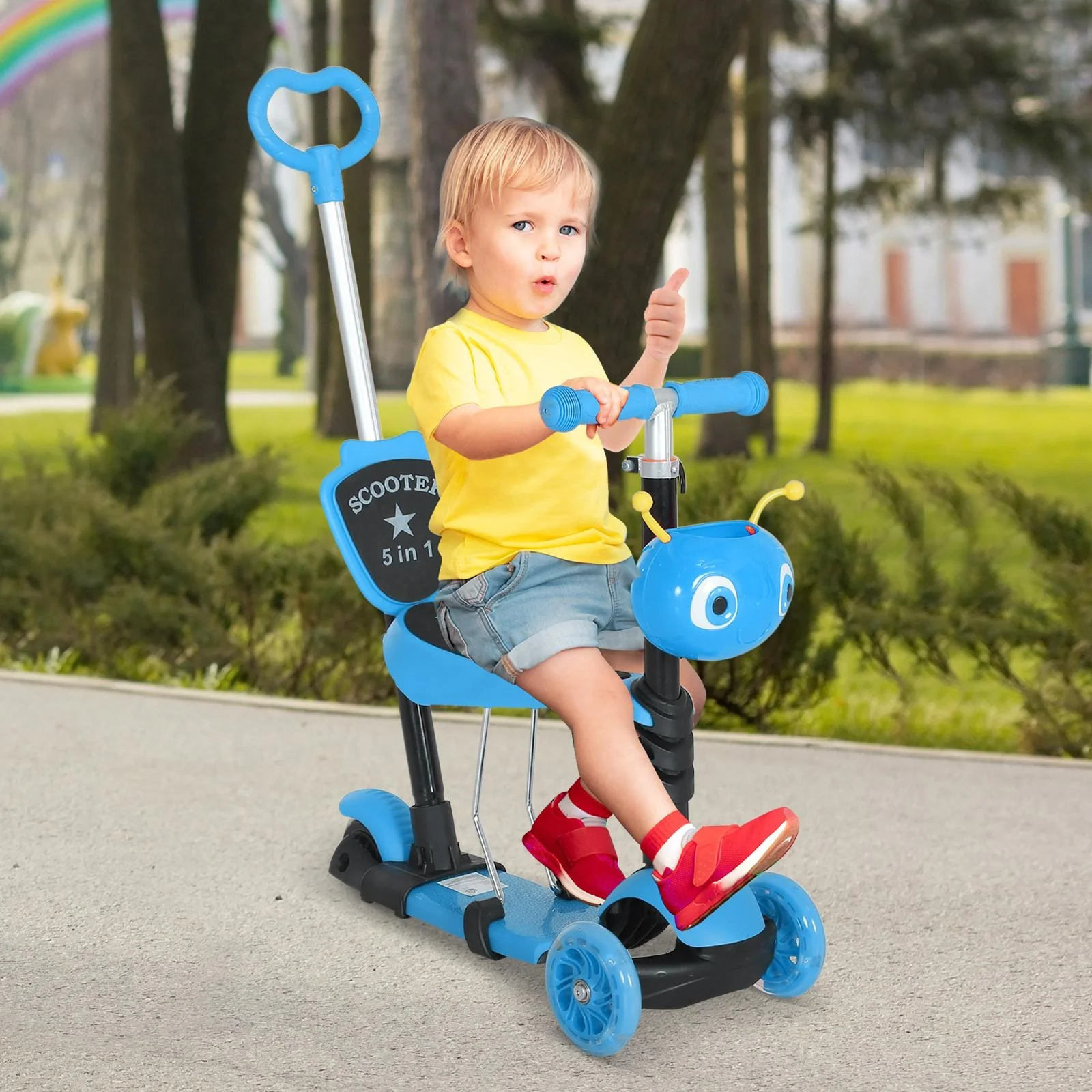 3-in-1 Kinderscooter höhenverstellbar - 7