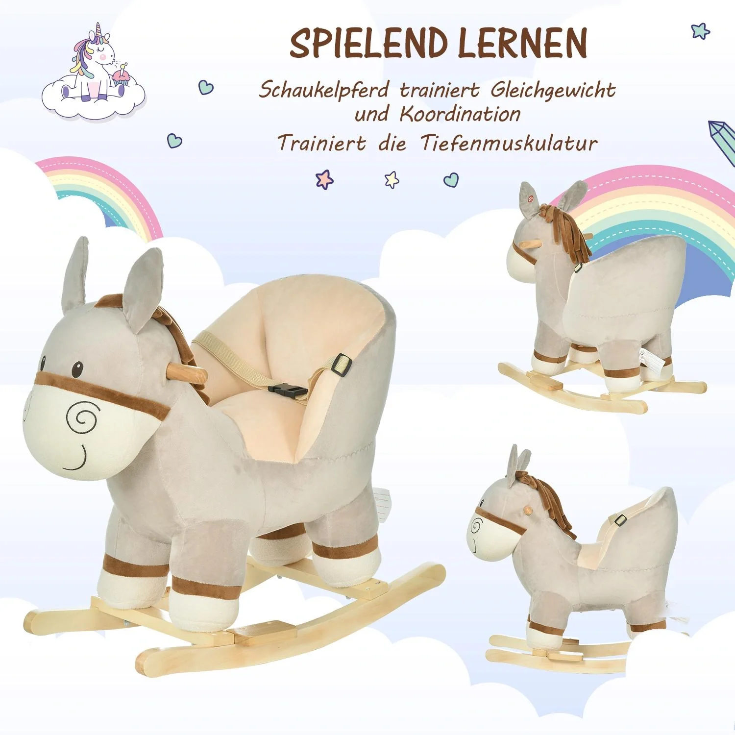 Schaukeltier als Esel - 7