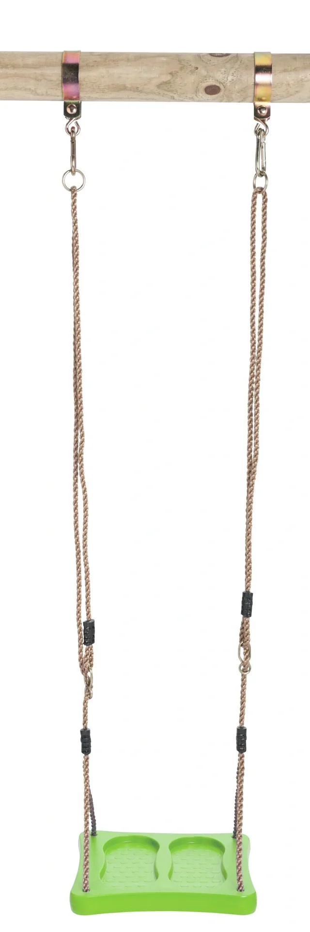 Fußschaukel, Schaukelbrett, Stehschaukel Kunststoff Lime höhenverstellbar - 1
