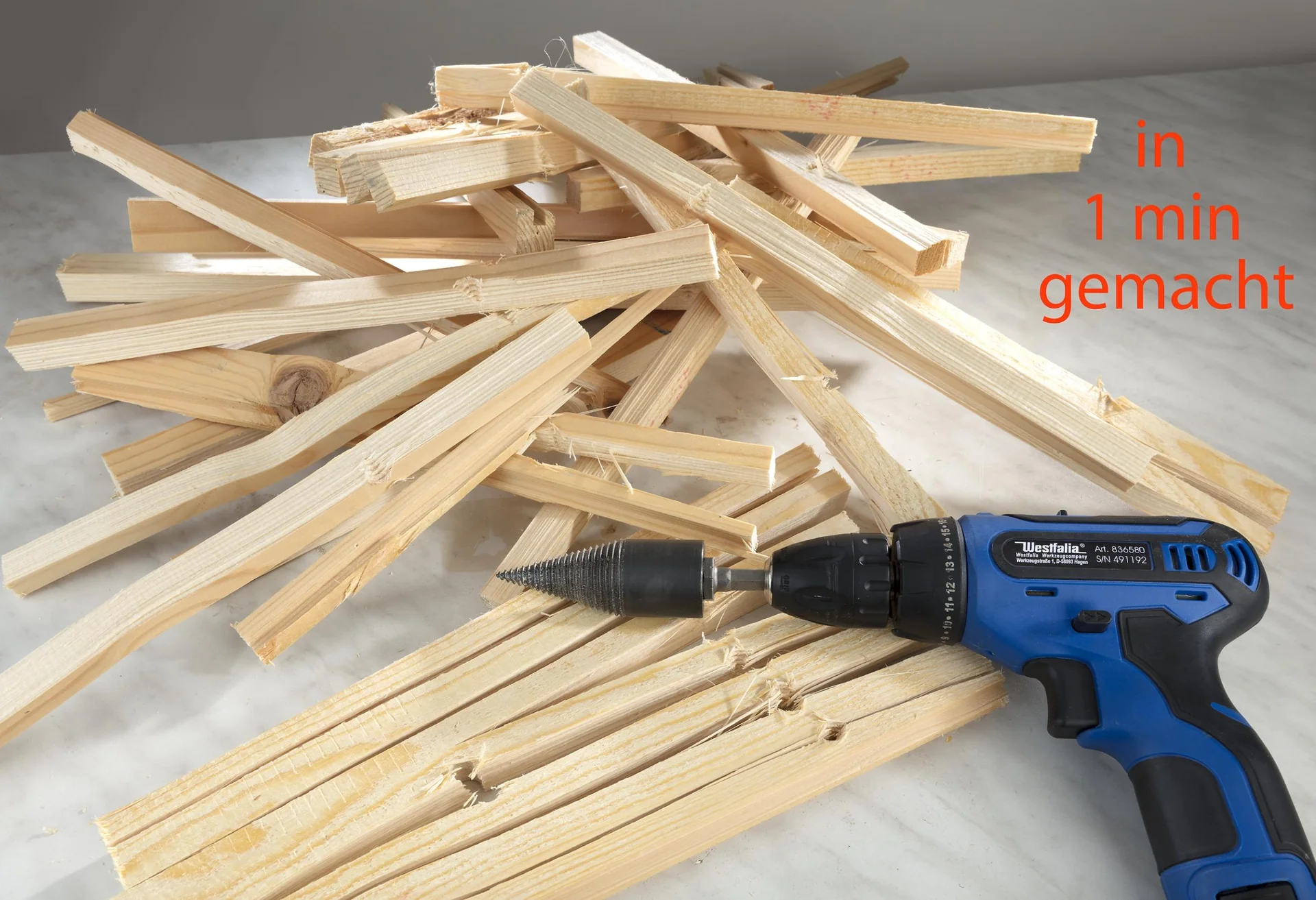 Holzspaltbohrer "X-Split", Sechskant - 8