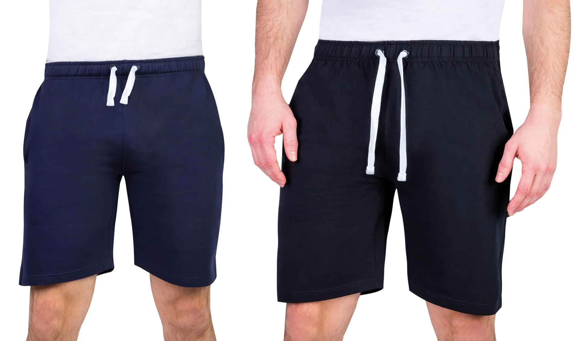 Shorts aus Baumwolljersey, Farbe schwarz, Gr.3XL - 4