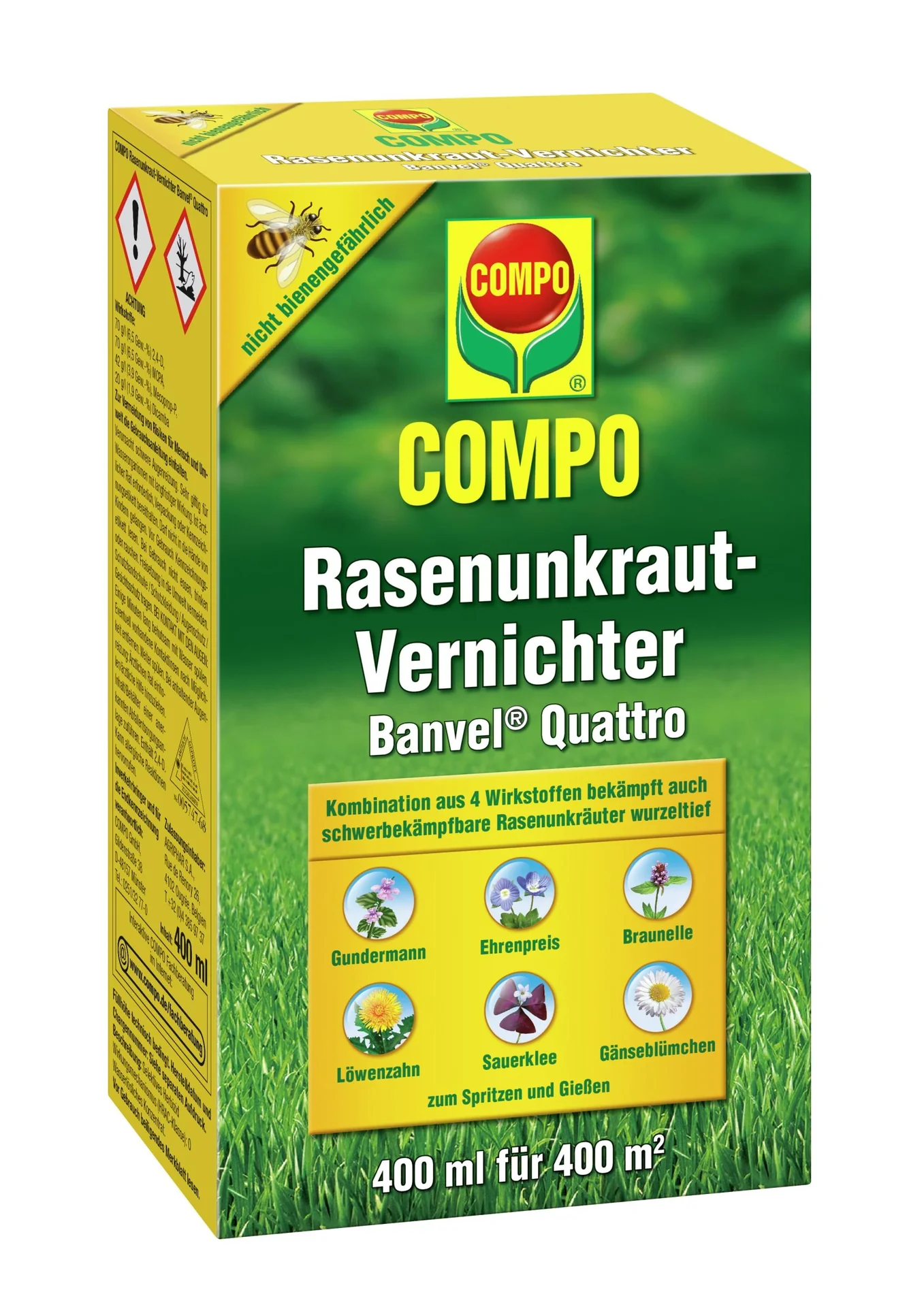 Rasenunkrautvernichter Banvel Quattro - 400 ml - 2