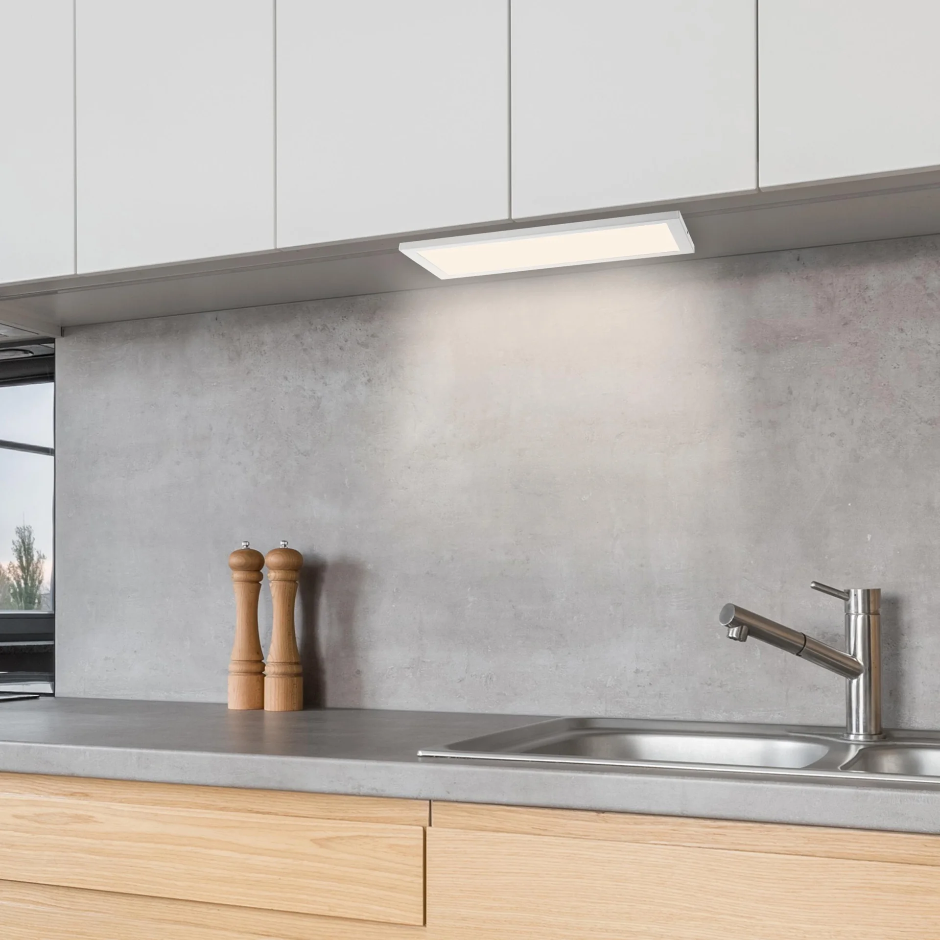 LED Unterbauleuchte Panel mit Farbwechsel- und Memory-Funktion, dimmbar - 1