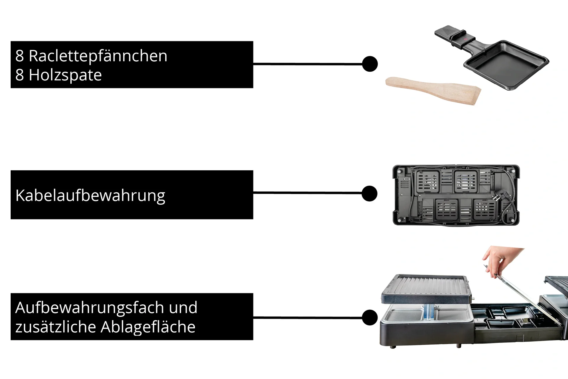 Raclette Extendable - 6